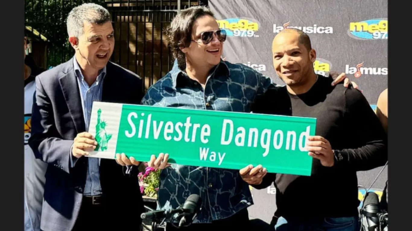 Silvestre Dangond Tiene Calle Propia en Nueva York.