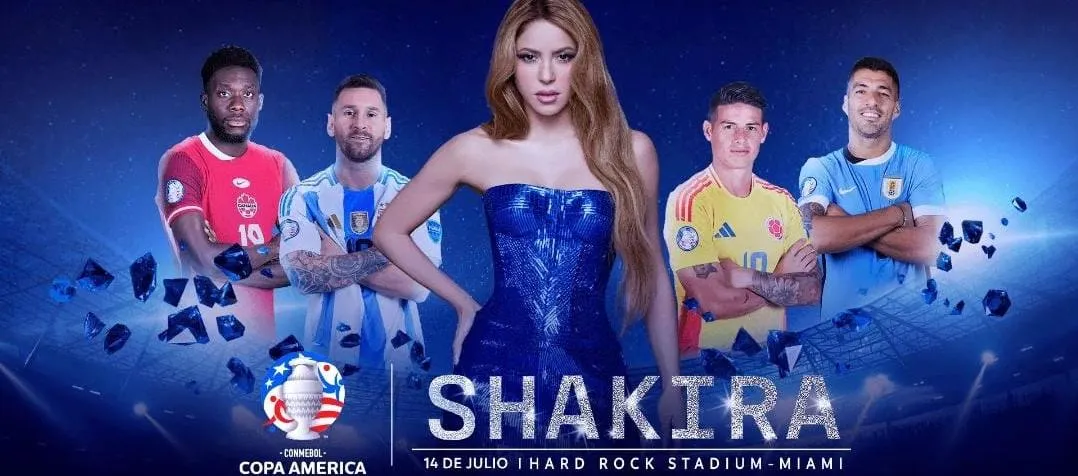 Shakira Cantará en la Final de la Copa América.