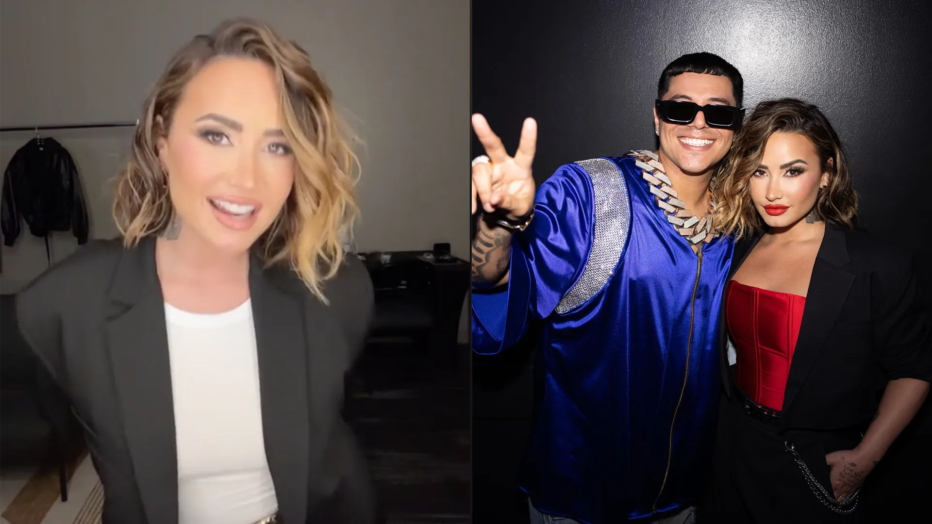 Grupo Firme y Demi Lovato Presentan el Viceo de "Chula". Grupo Firme y Demi Lovato Presentan el Viceo de "Chula".