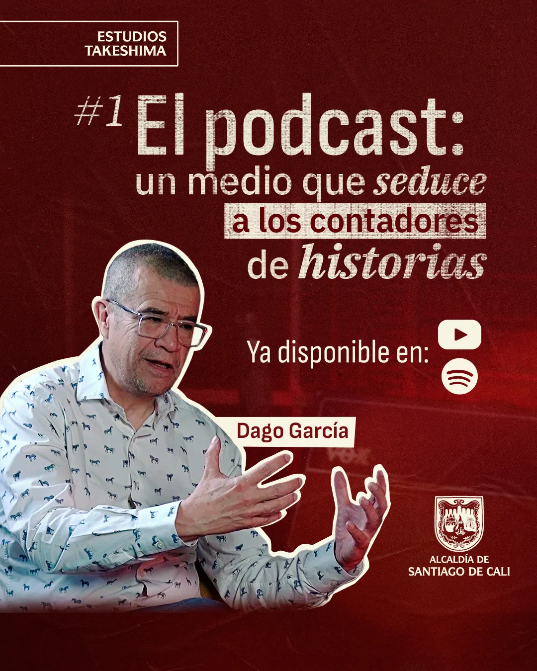 Takeshima Podcast Llega con Dago García Takeshima Podcast Llega con Dago García