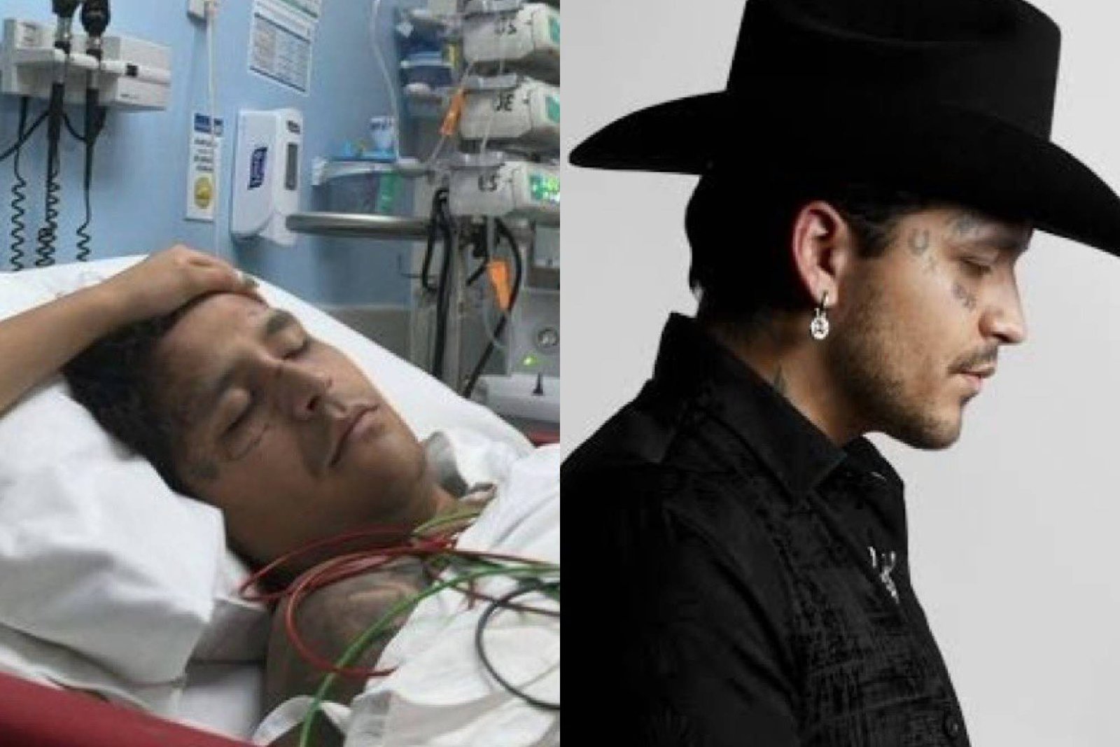 Hospitalizado Christian Nodal