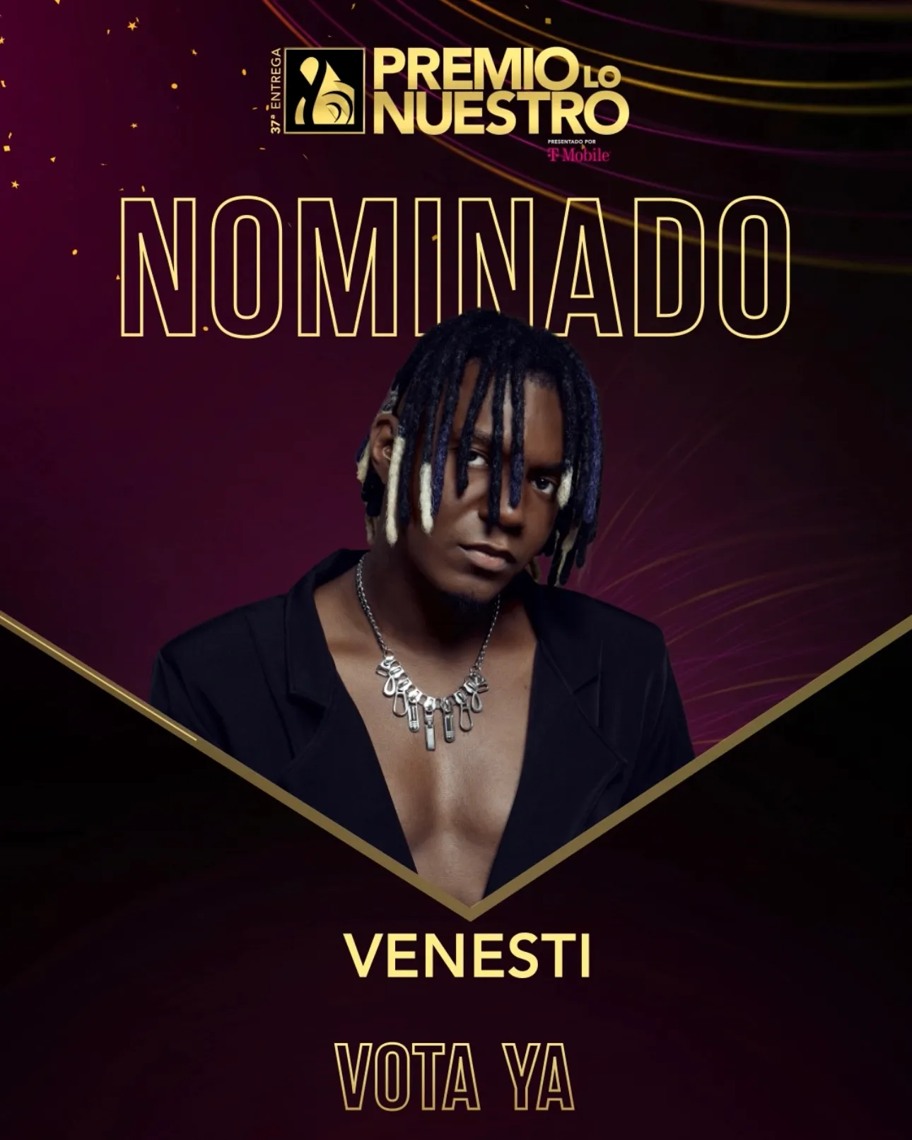 Venesti Logra Tres Nominaciones a Premio Lo Nuestro 2025 Venesti Logra Tres Nominaciones a Premio Lo Nuestro 2025