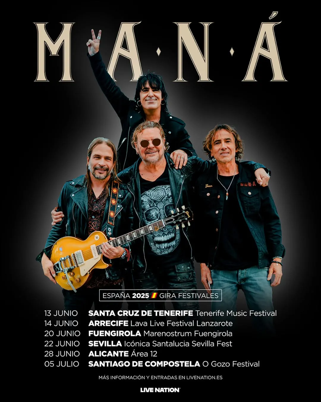 Maná confirma gira por España Maná confirma gira por España