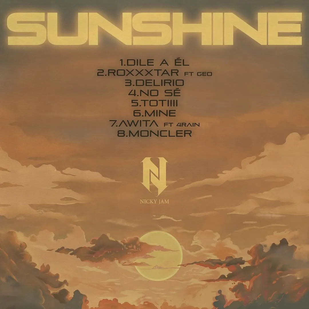 "Sunshine", la nueva apuesta de Nicky Jam "Sunshine", la nueva apuesta de Nicky Jam