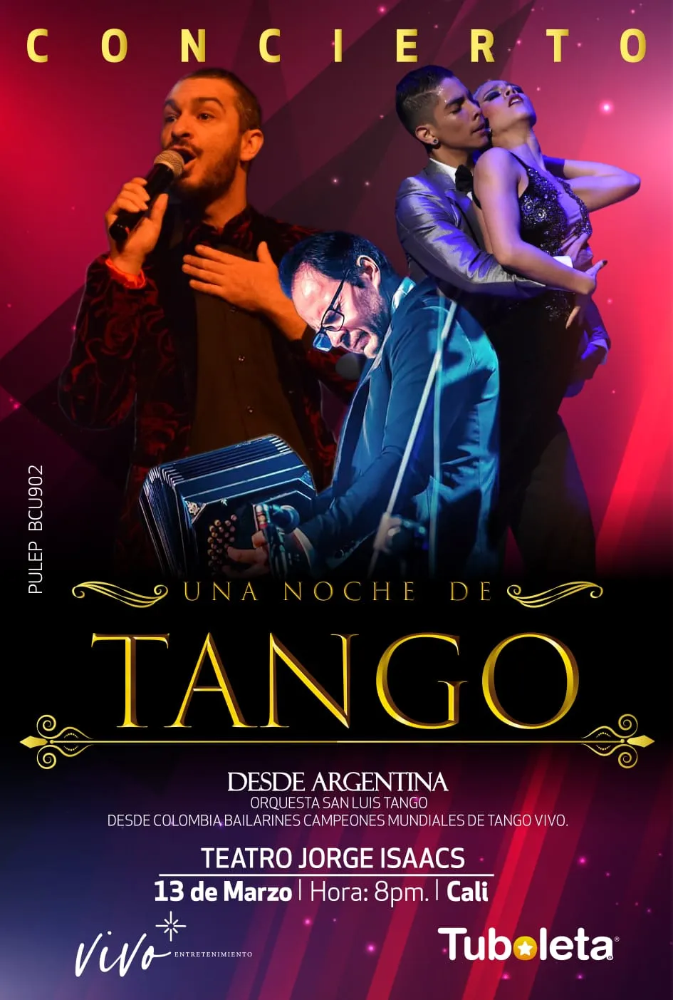 «Una Noche de Tango» llega a Cali «Una Noche de Tango» llega a Cali