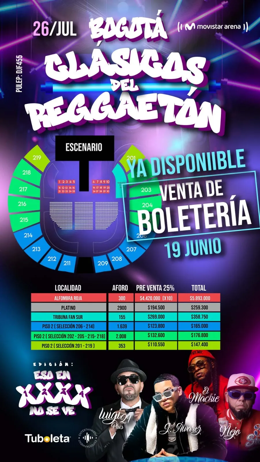 Los Clásicos del Reggaetón Se Toman Bogotá.