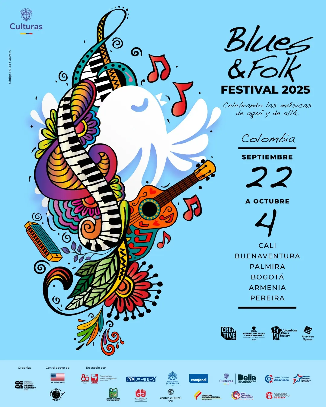 Blues & Folk Festival 2025 en Colombia