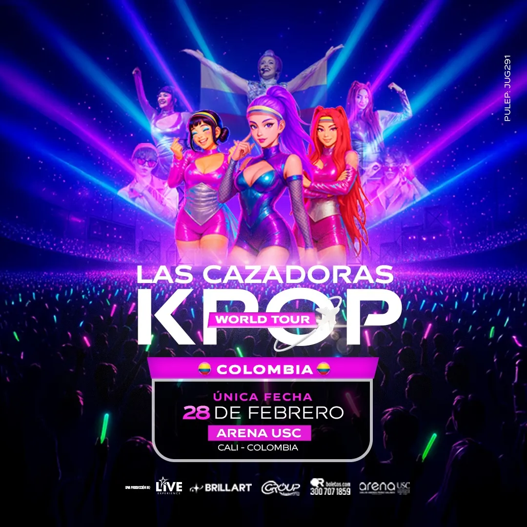 Las Cazadoras K POP en Cali Aterrizan con un Show Electrizante.