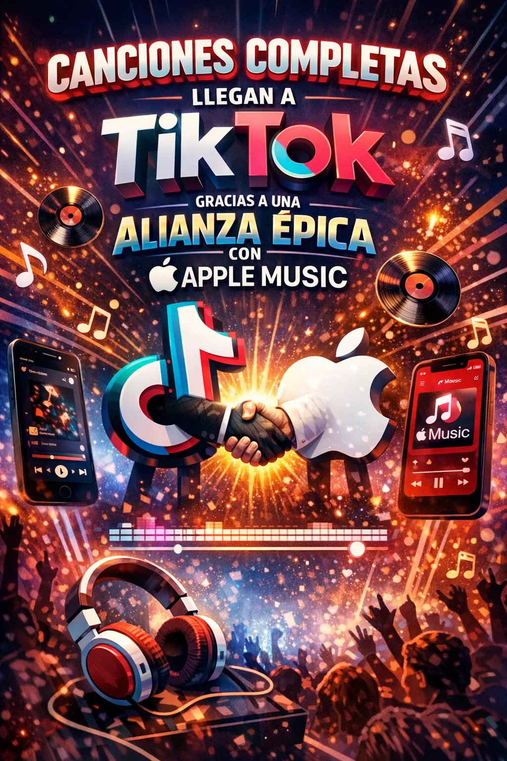 Canciones Completas Llegan a TikTok gracias a una Alianza Épica con Apple Music